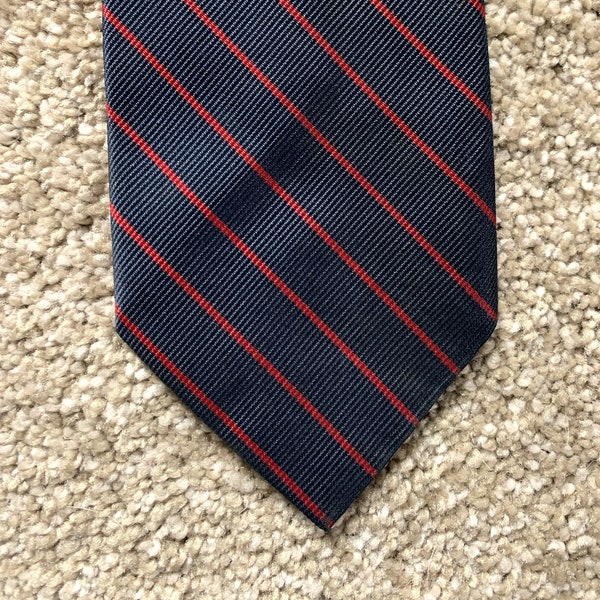 Red Striped Tie - Etsy