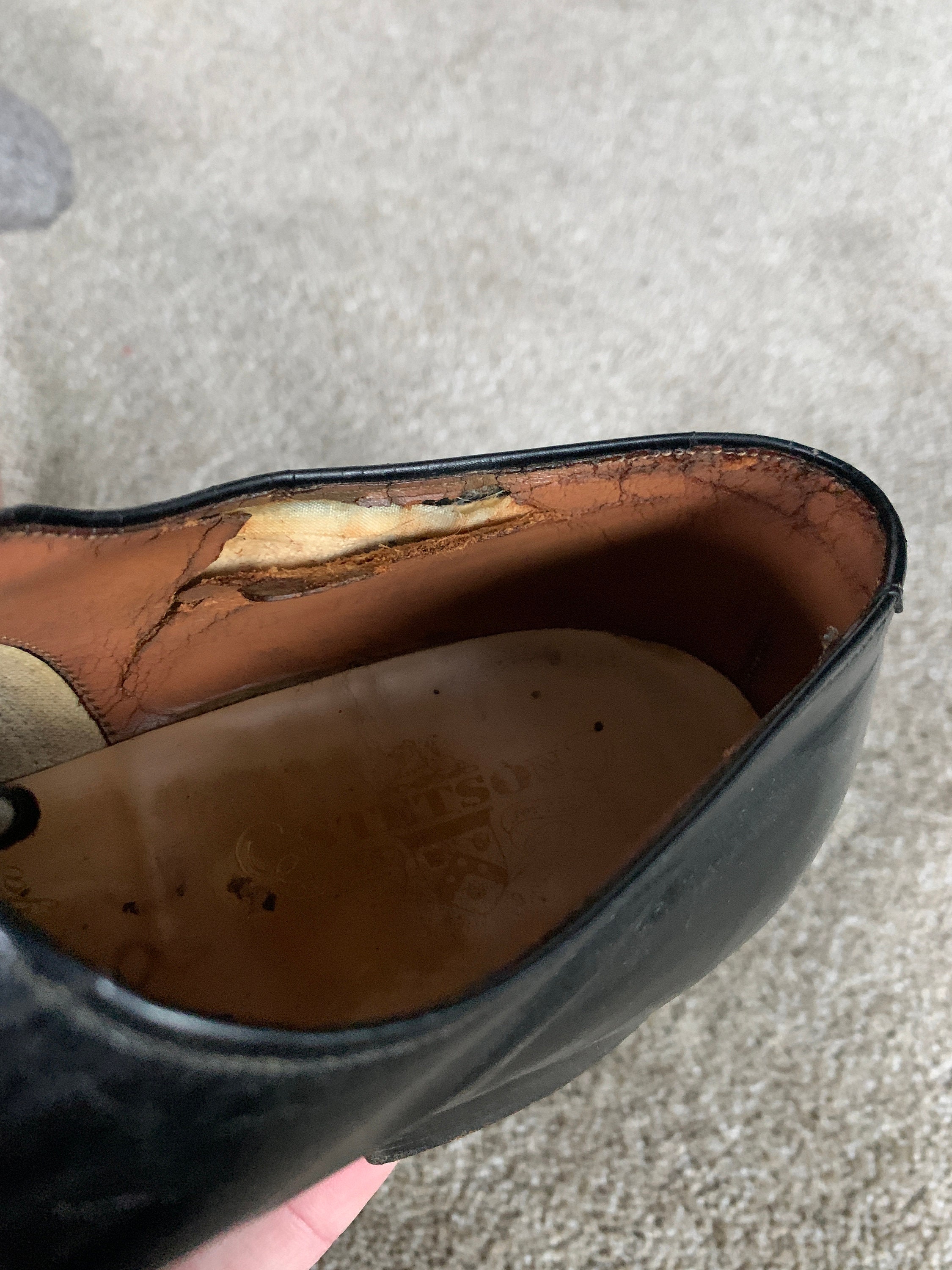靴 60s Stetson Healdarch Black Dress Shoes 靴 60s Stetson Healdarch Black Dress Shoes 60s Stetson