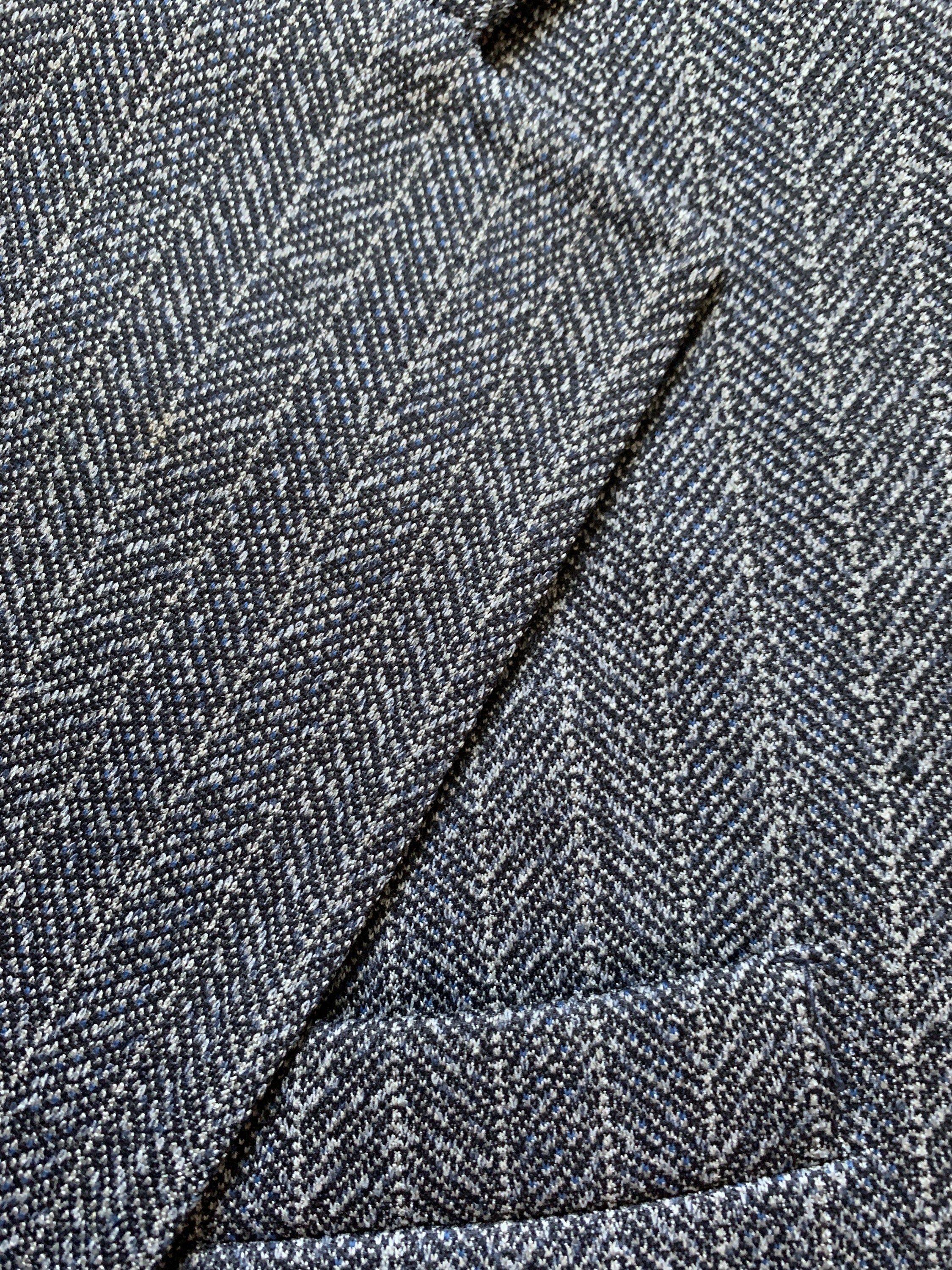 Vintage 70s Palm Beach Blue Gray Patterned Suit 40R, 34x29 - Etsy