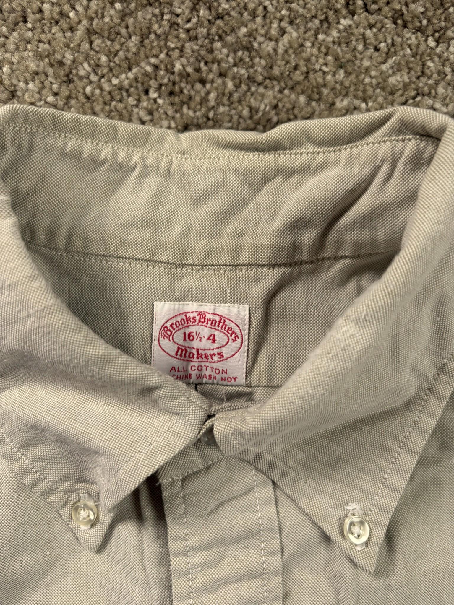 【Sale】60s Brooks Brothers BDシャツUSA製 60s Six Button Vintage Brooks Brothers Makers Yellow Striped