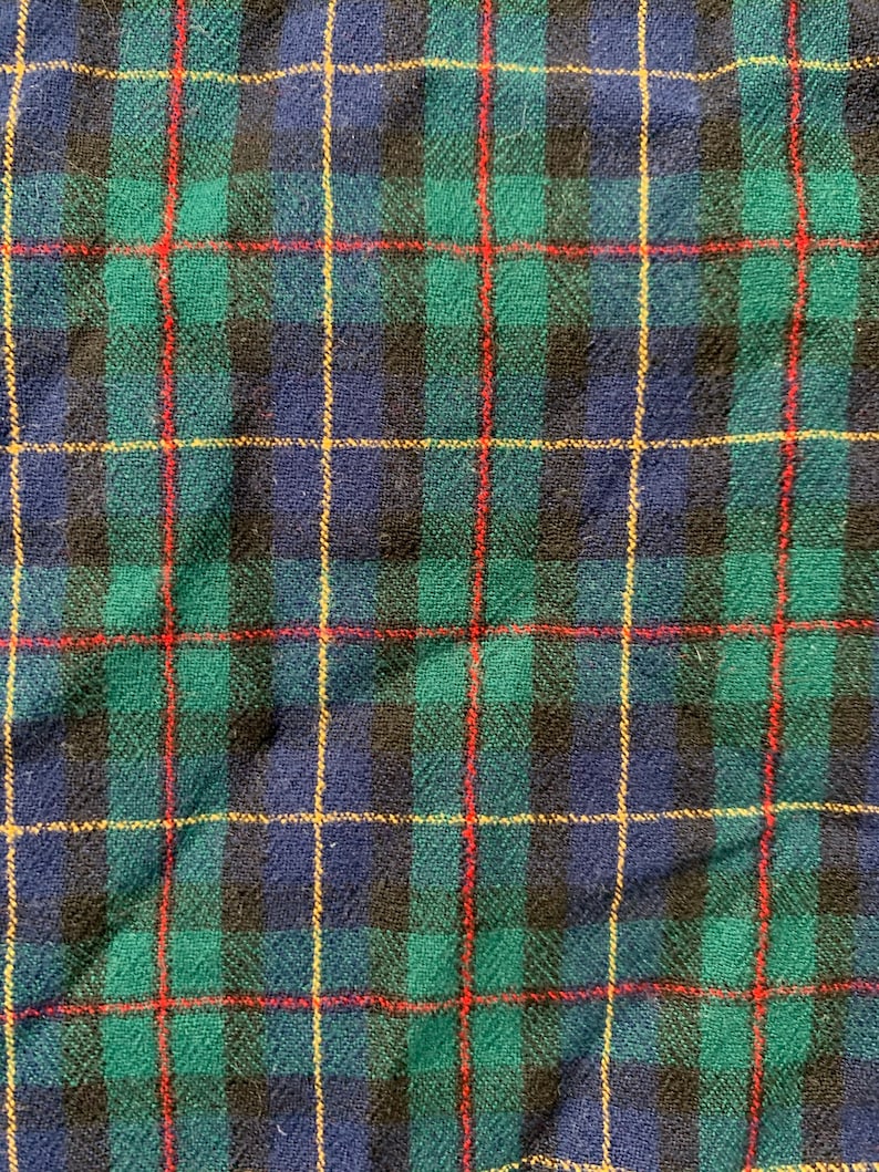 Vintage 80s Pendleton Mac Lean Tartan Flannel Shirt XL