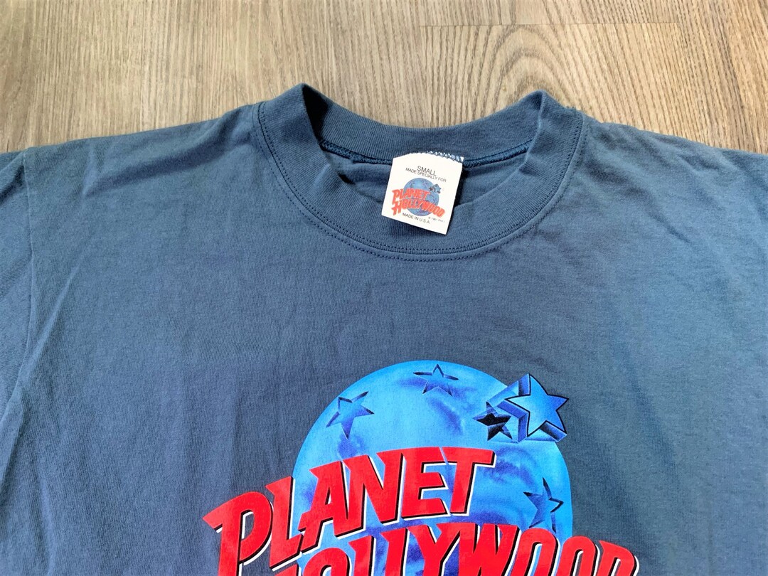 Vintage 90s Planet Hollywood Toronto Leather Jacket Rare