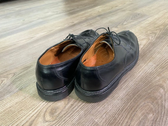 Vintage Allen Edmonds Black Split Toe Shoes 10C - image 4