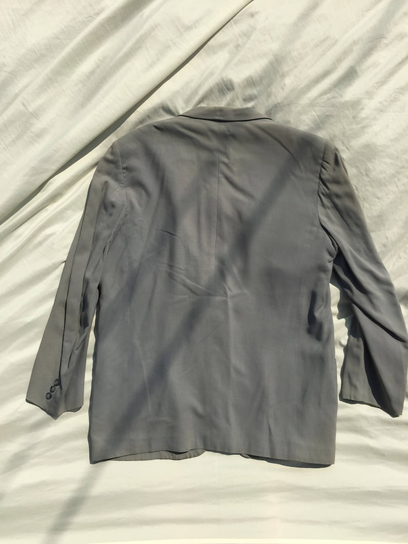 Vintage 50s First Nighter Grayish Blue Dinner Jacket 42R
