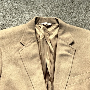 Vintage 80s Barrister Camel Hair Sport Coat 44-46