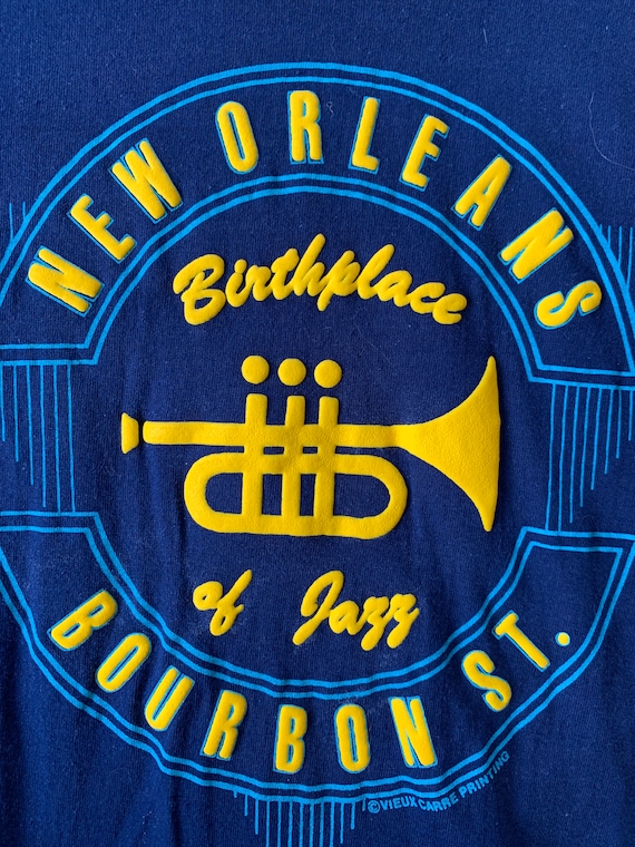 Vintage 80s New Orleans Bourbon St T Shirt Large - image 4