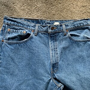 Vaqueros Levi&#39;s 550 de lavado claro, años 90, 38 x 30