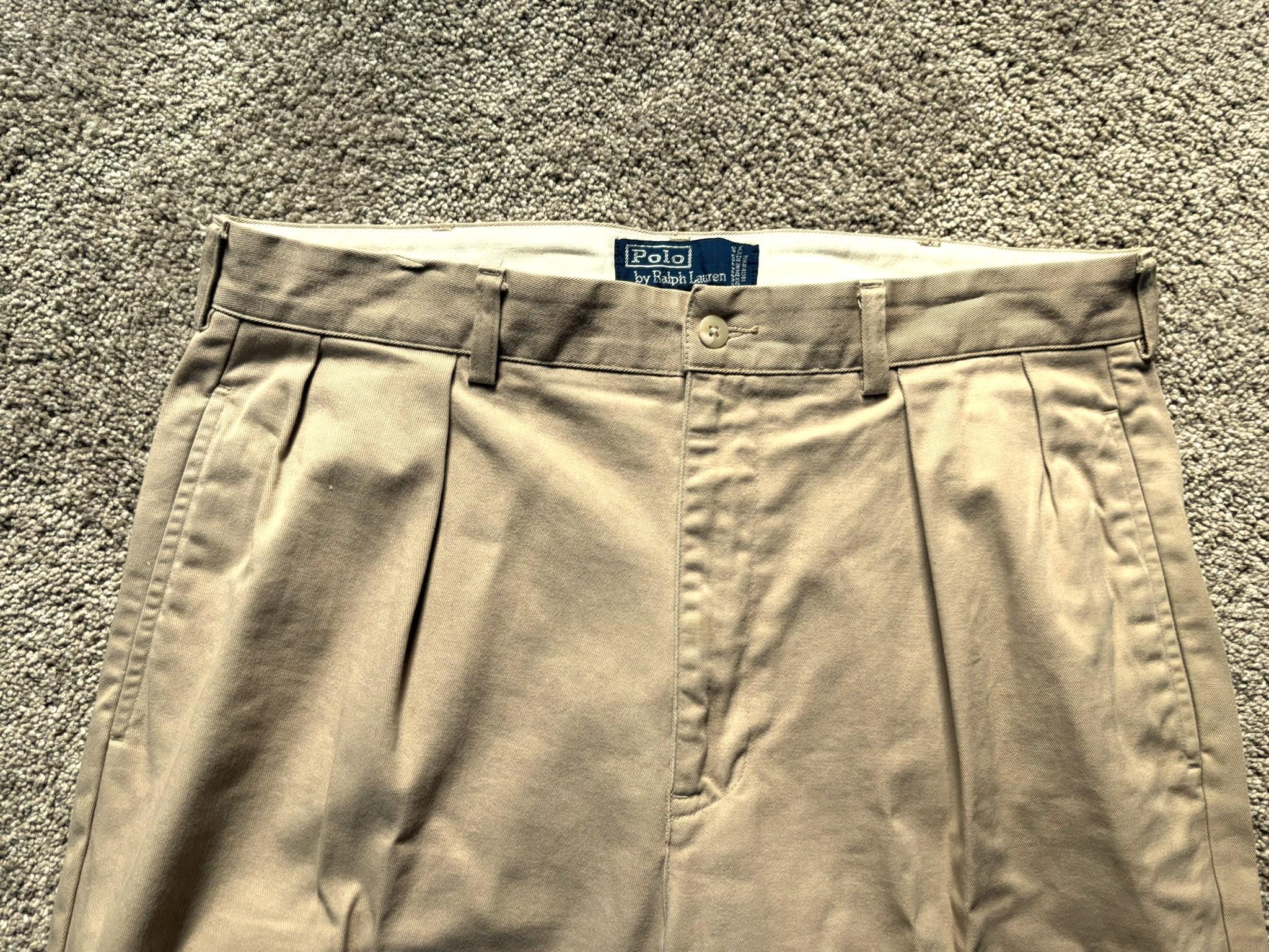 パンツ 80s Polo by Ralph Lauren half pants Vintage 80s Polo Ralph Lauren Pants Canvas Hunting Size 40