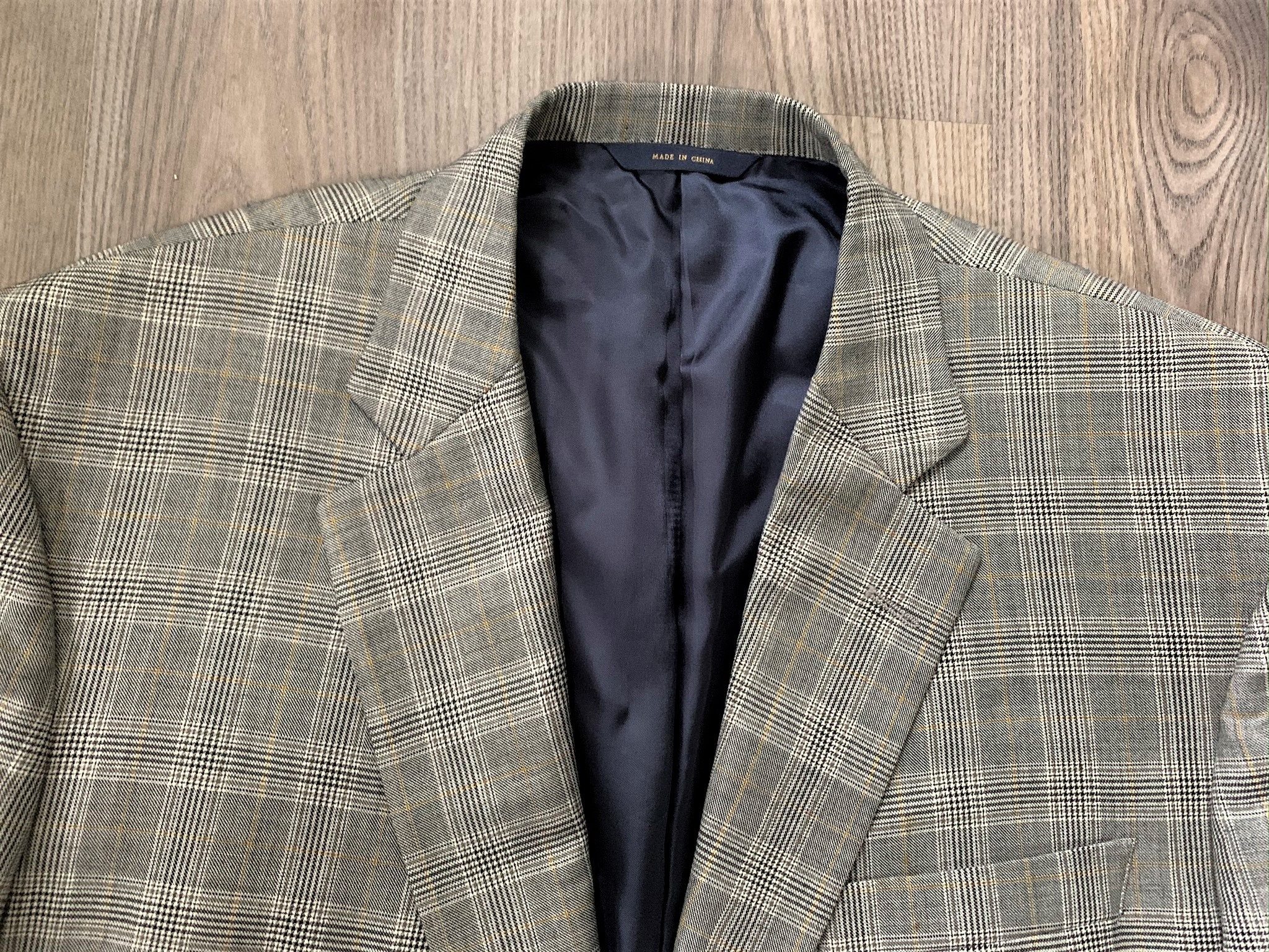 Newer Vintage Brooks Brothers 1818 Madison Gray Yellow Glen - Etsy