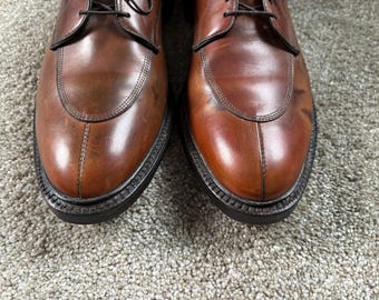 Vintage Allen Edmonds Walton Brown Split Toe Shoes 13B - Etsy