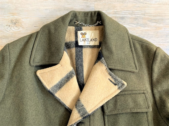 Vintage 60s Lakeland Olive Green Blanket Lined Duf