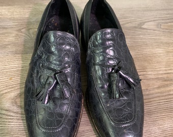 【美品】ジョンストン&マーフィー アリストクラフト タッセルローファー 古着 ジョンストンアンドマーフィー JOHNSTON AND MURPHY