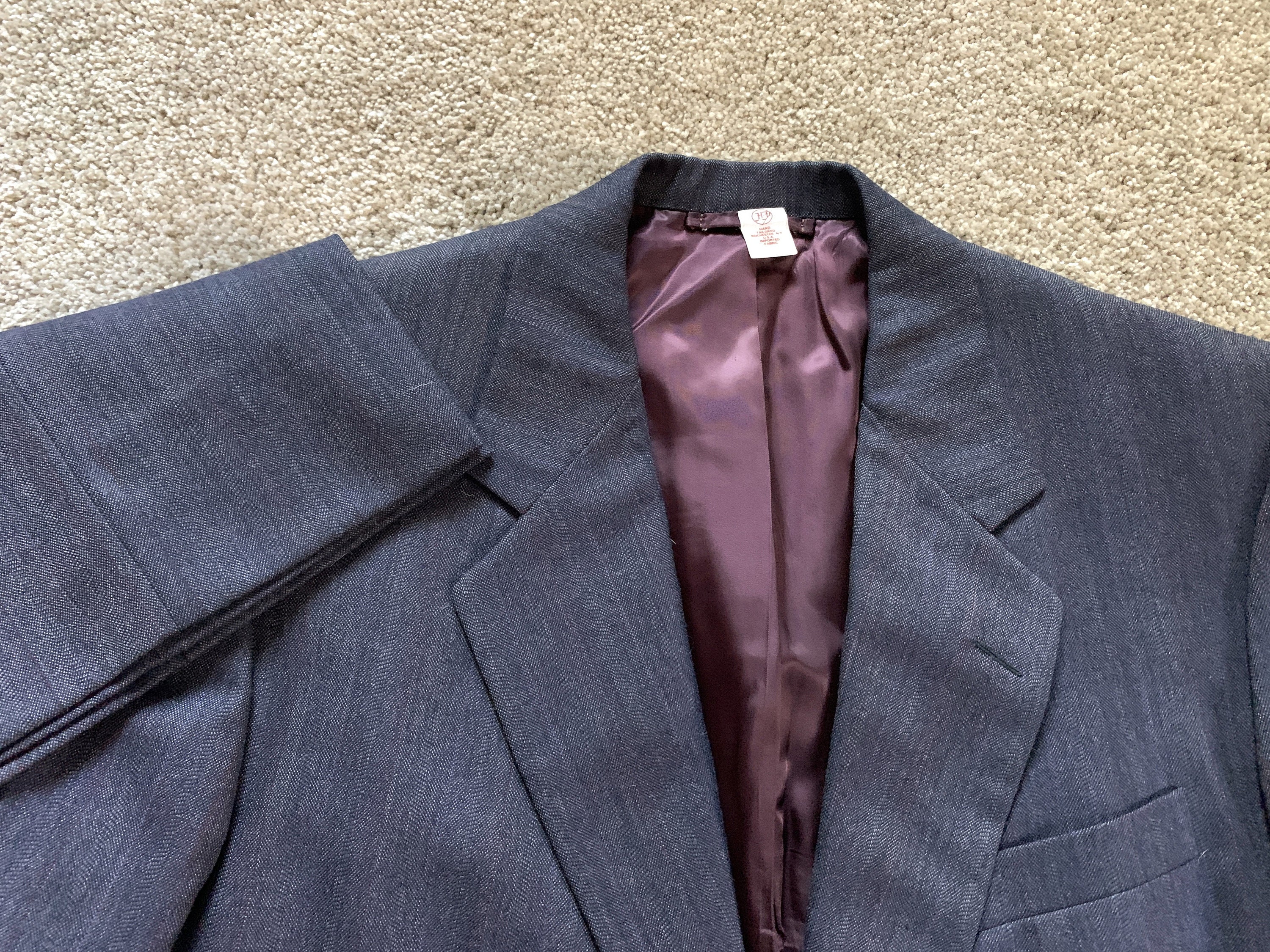 80s Pinstripe Suit - Etsy