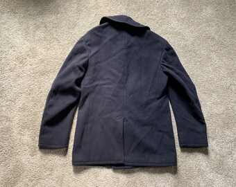 Vintage 40s World War II Era Navy Peacoat 36 - Etsy