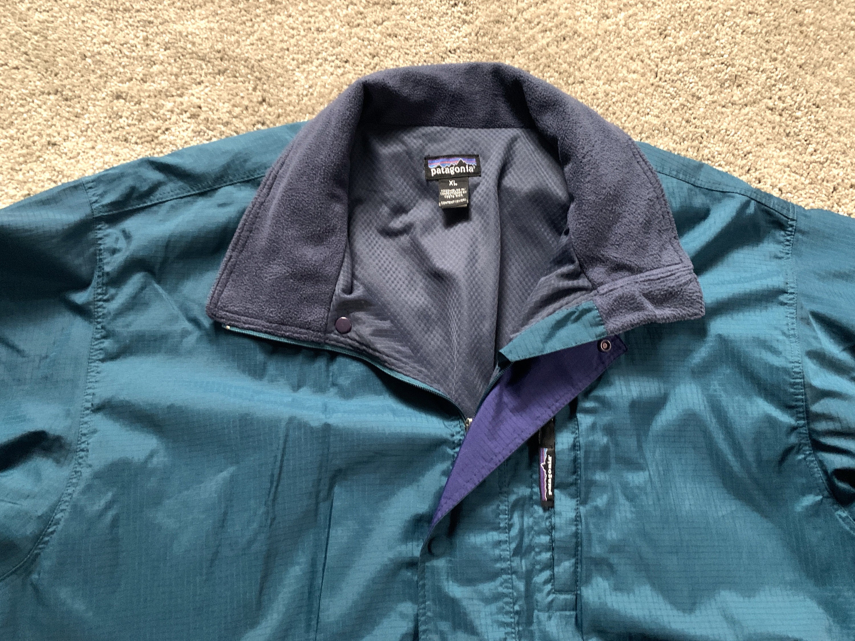 Vintage Patagonia Teal and Purple Jacket XL 