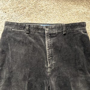Vintage Polo Ralph Philip Pant Black Corduroy Pants 34x30 - Etsy