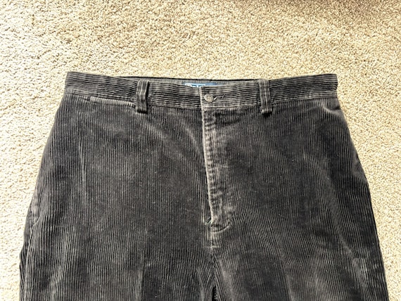 Vintage Polo Ralph Philip Pant Black Corduroy Pants 34x30 - Etsy