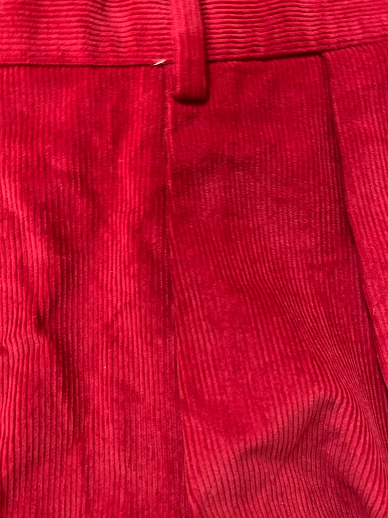Newer Vintage Ben Silver Red Corduroy Pants 40x30