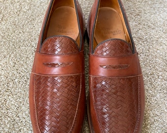 Allen Edmonds Mens Loafers Woven Split Toe Brown Foley Size 9.5 D Allen Edmonds | Shoes | Allen Edmonds Mens Loafers Woven  main image 4