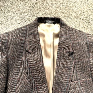 80s Herringbone Coat - Etsy