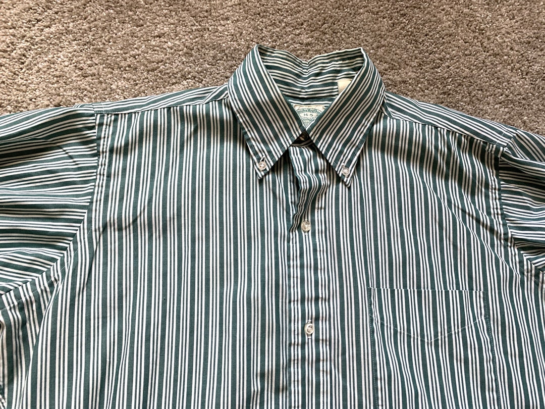 VTG Brooks Brothers Makers Shirt Men 15.5 35 Rare 60s OCBD