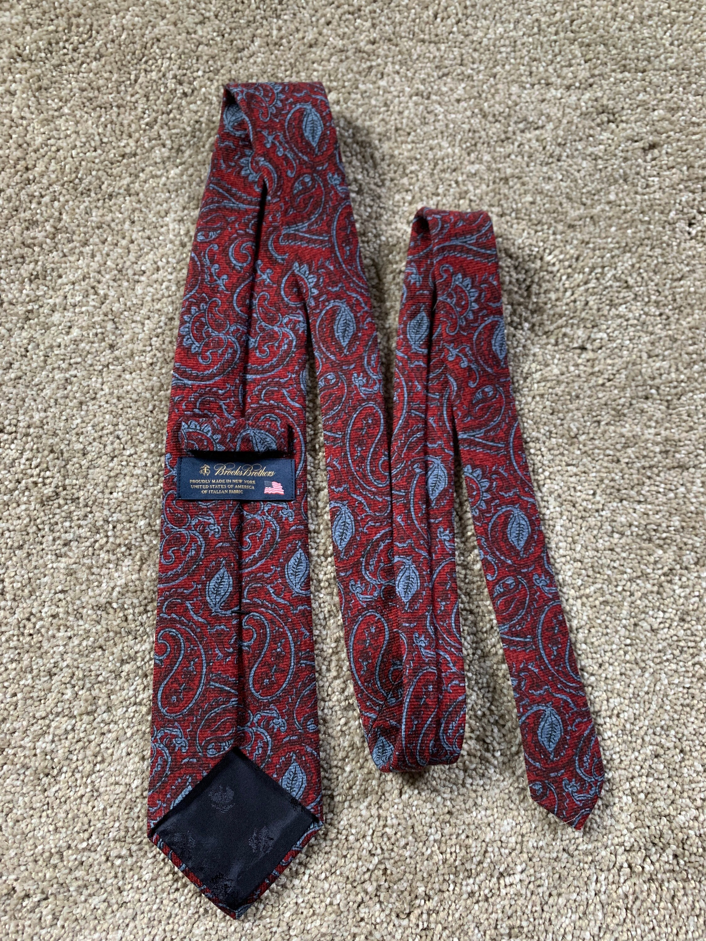 【希少ペイズリー★新品未使用】ブルックスブラザーズネクタイ★オレンジ★ブラウン Yahoo!オークション -「ブルックスブラザーズ ネクタイ ペイズリー」の