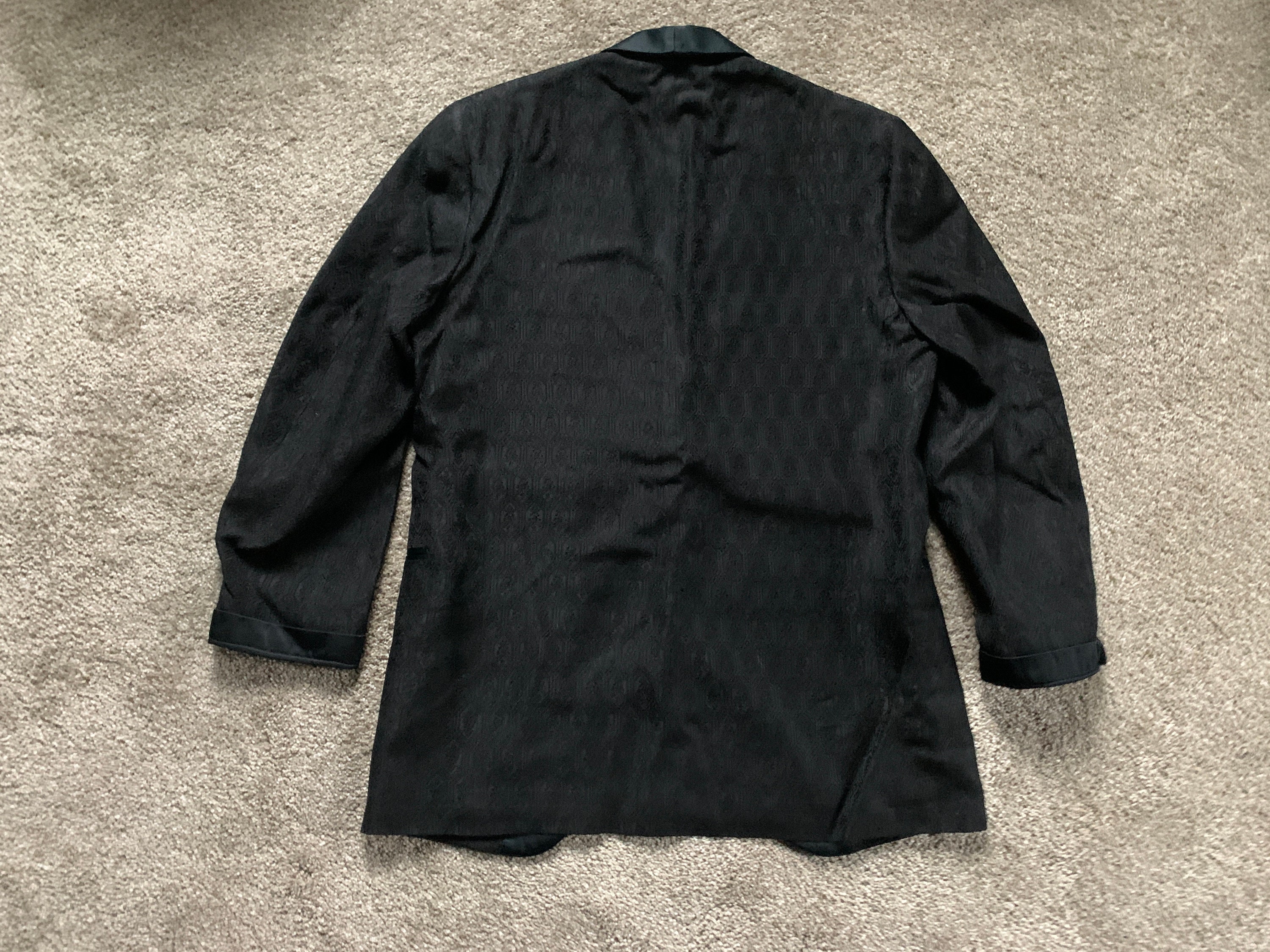 【訳あり】 Black Six After 60s Vintage Brocade Etsy - 40 Jacket Dinner ジャケット・アウター