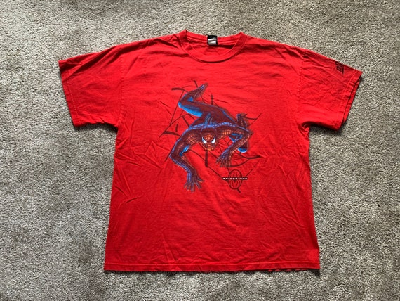 Vintage 2000s Spider Man Movie Promo T Shirt XL - image 2