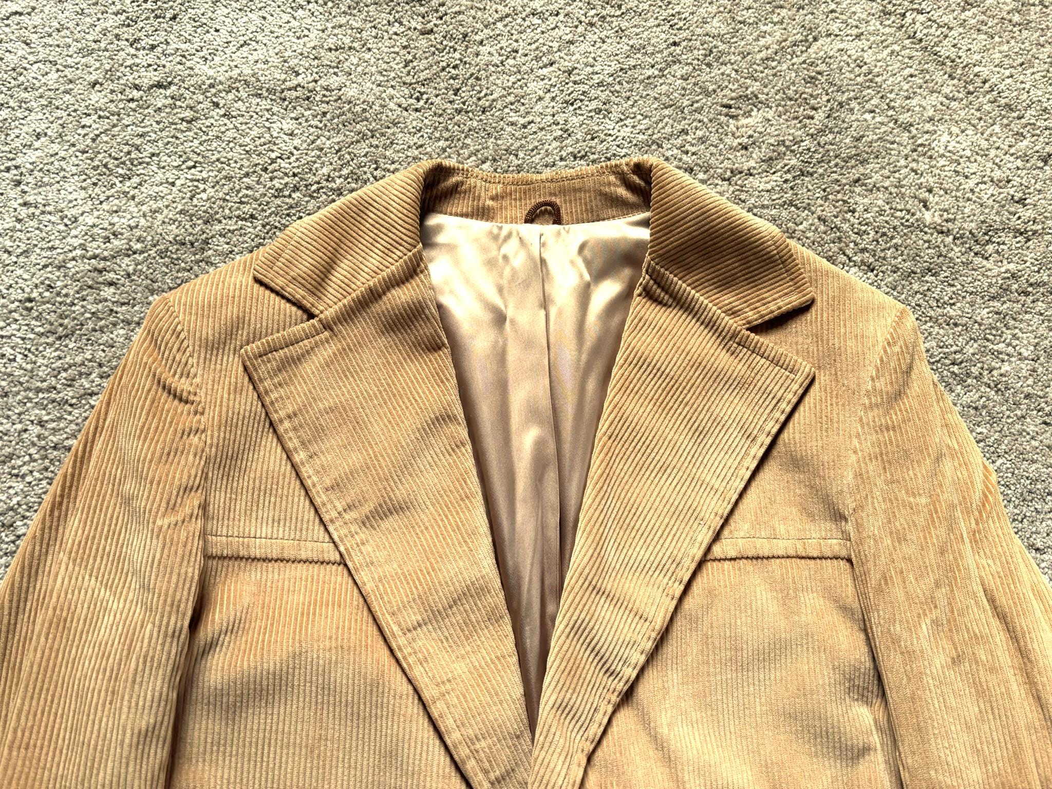Wide Wale Corduroy Jacket Men - Etsy