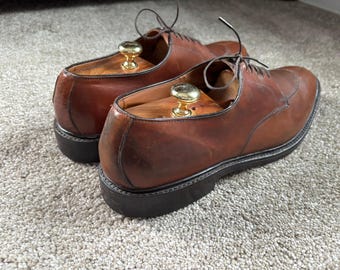 ココAllen Edmonds Walton ブラウン ドレスシューズ Vintage Allen Edmonds Walton Brown Split Toe Shoes 13B - Etsy