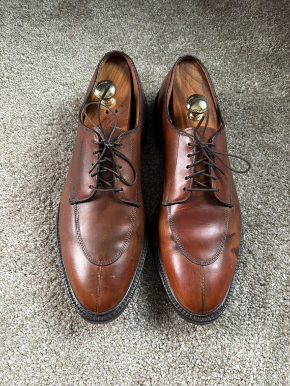 Allen Edmonds Walton Shoes Men Size 11.5 E Black Leather