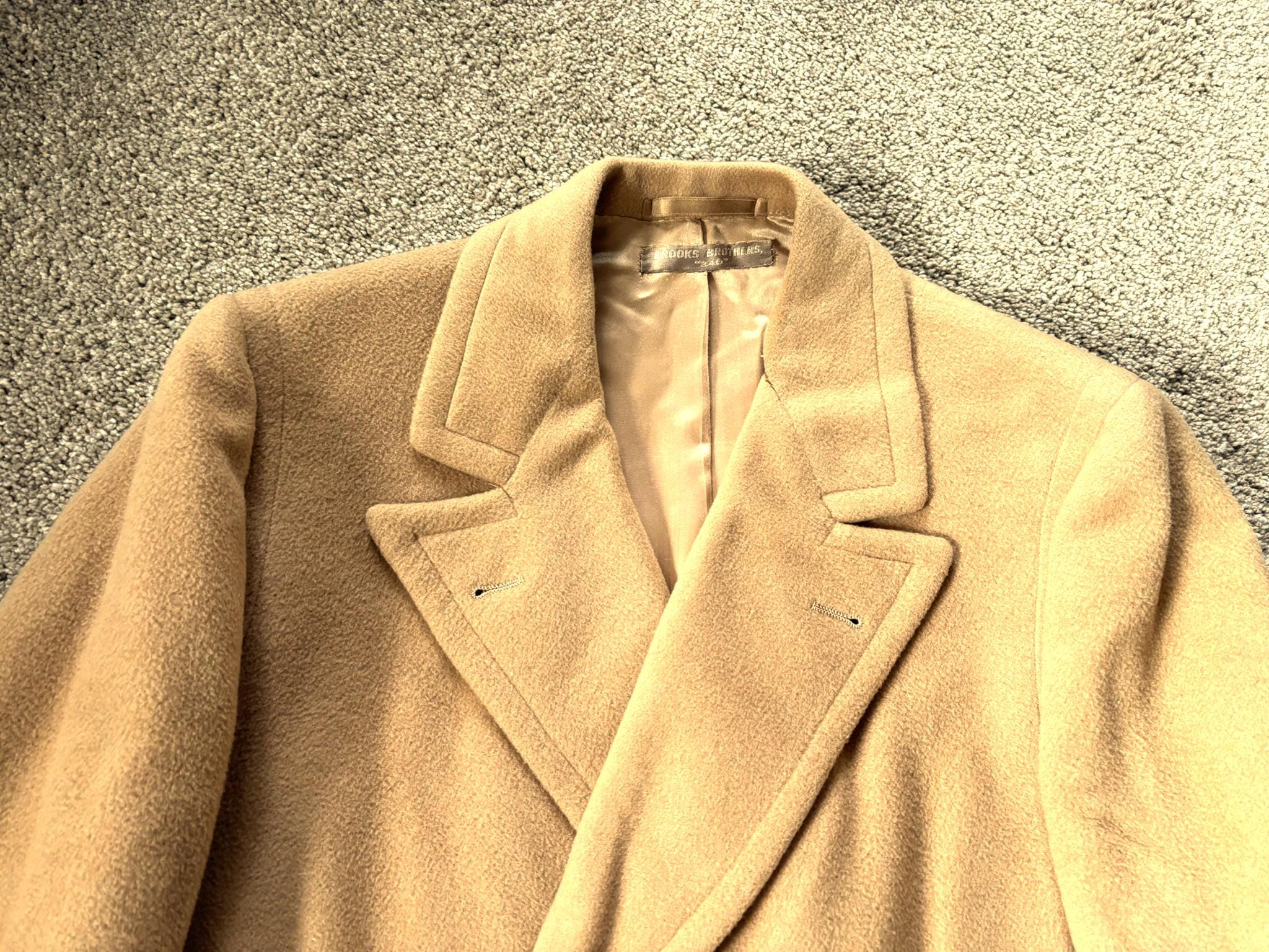 Vintage 60s Brooks Brothers Camel Double Breasted Polo Coat 40L - Etsy