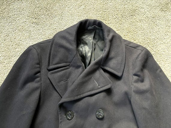 Vintage 40s Post-world War II Era Navy Peacoat 40 - Etsy