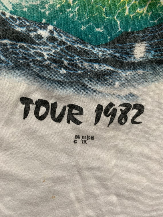 Vintage 80s the Knits Asia 1982 Tour T Shirt Medium - Etsy