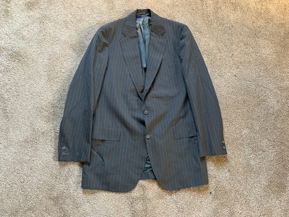 Vintage 80s 1980 Dated Brooks Brothers Own Make Gray Vintage 80s 1980 Dated Brooks Brothers Own Make Gray