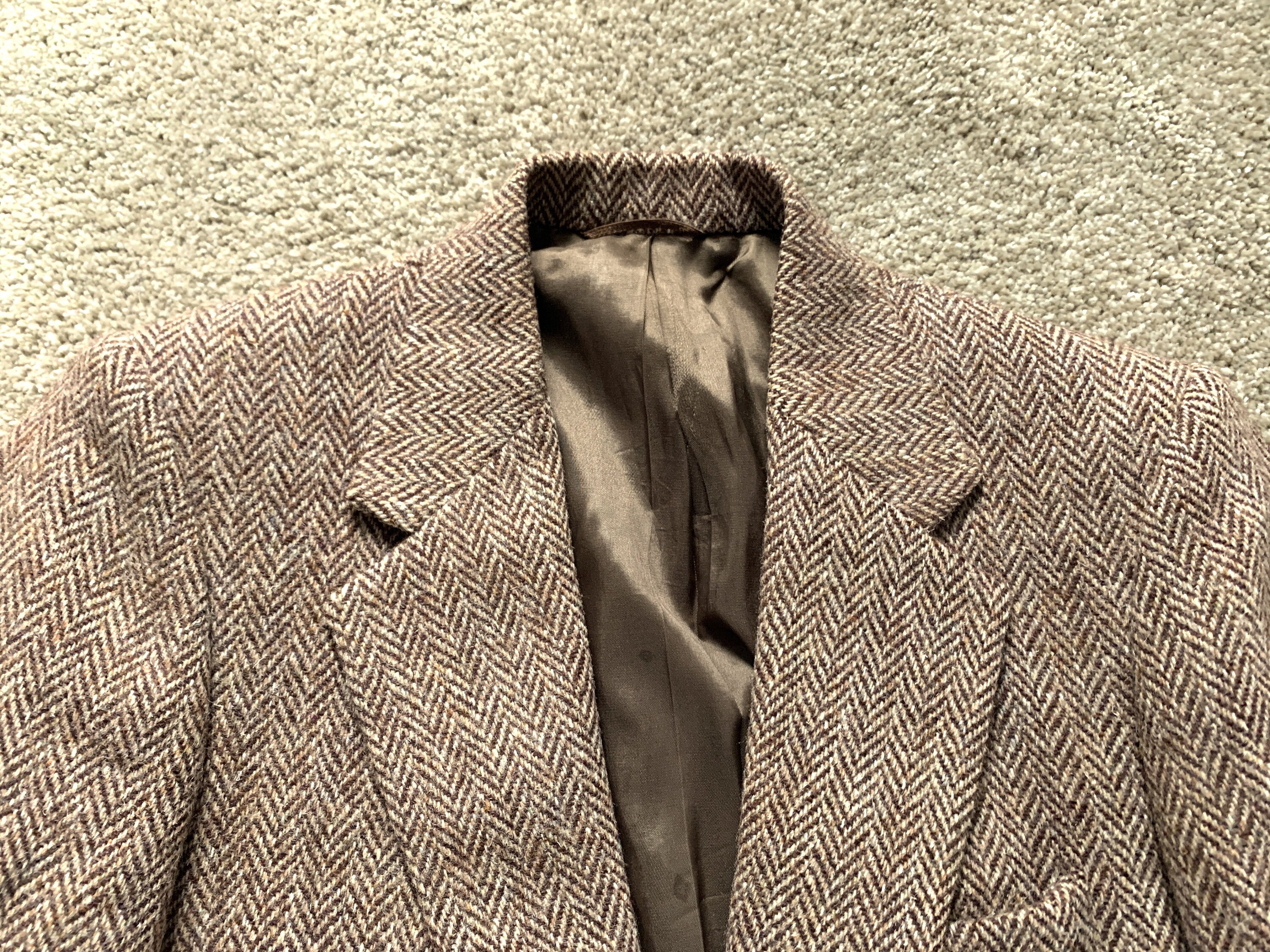 Harris tweed cheap coat ladies