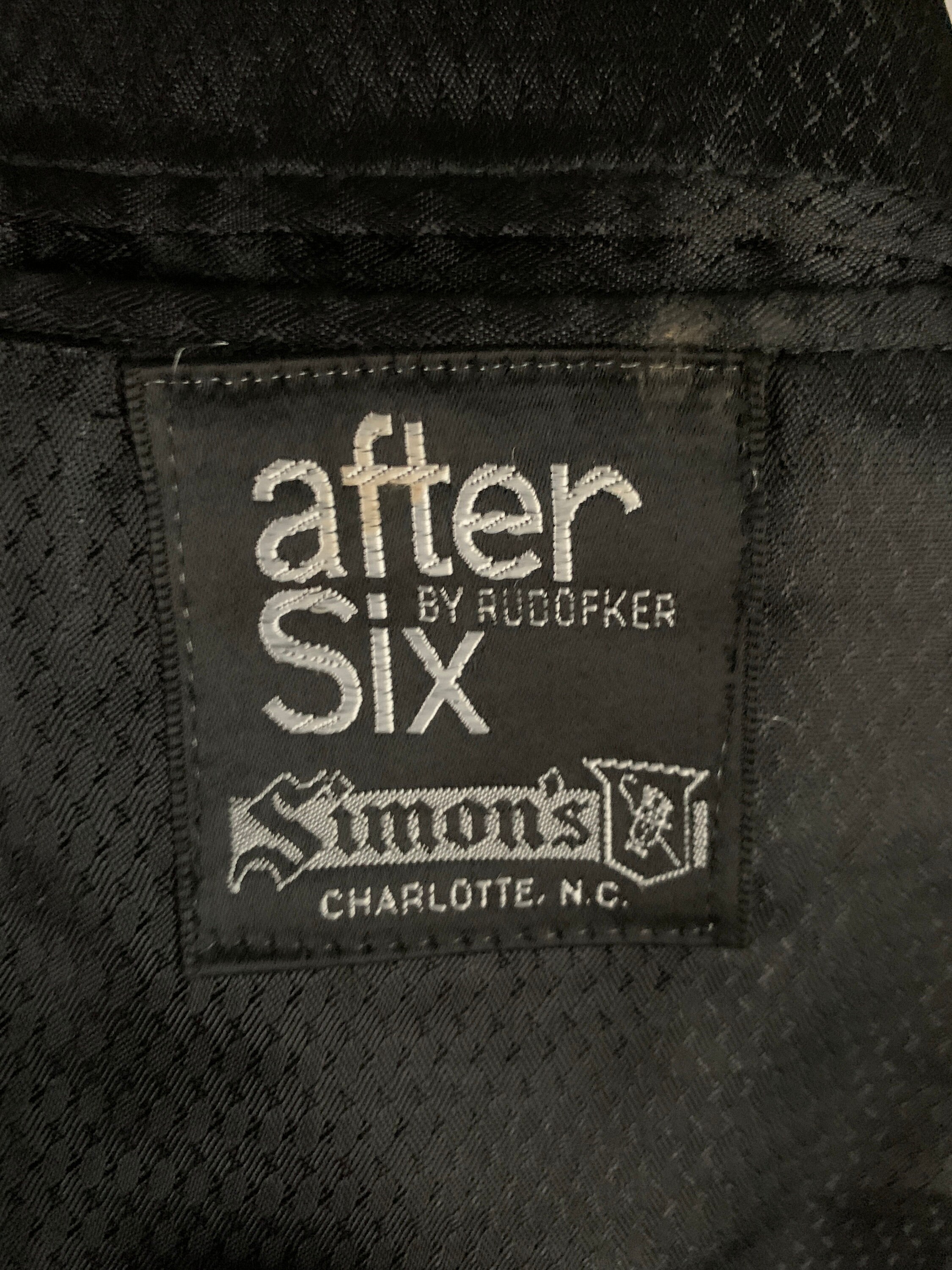 Vintage 60s After Six Black Brocade Dinner Jacket 40 - Etsy