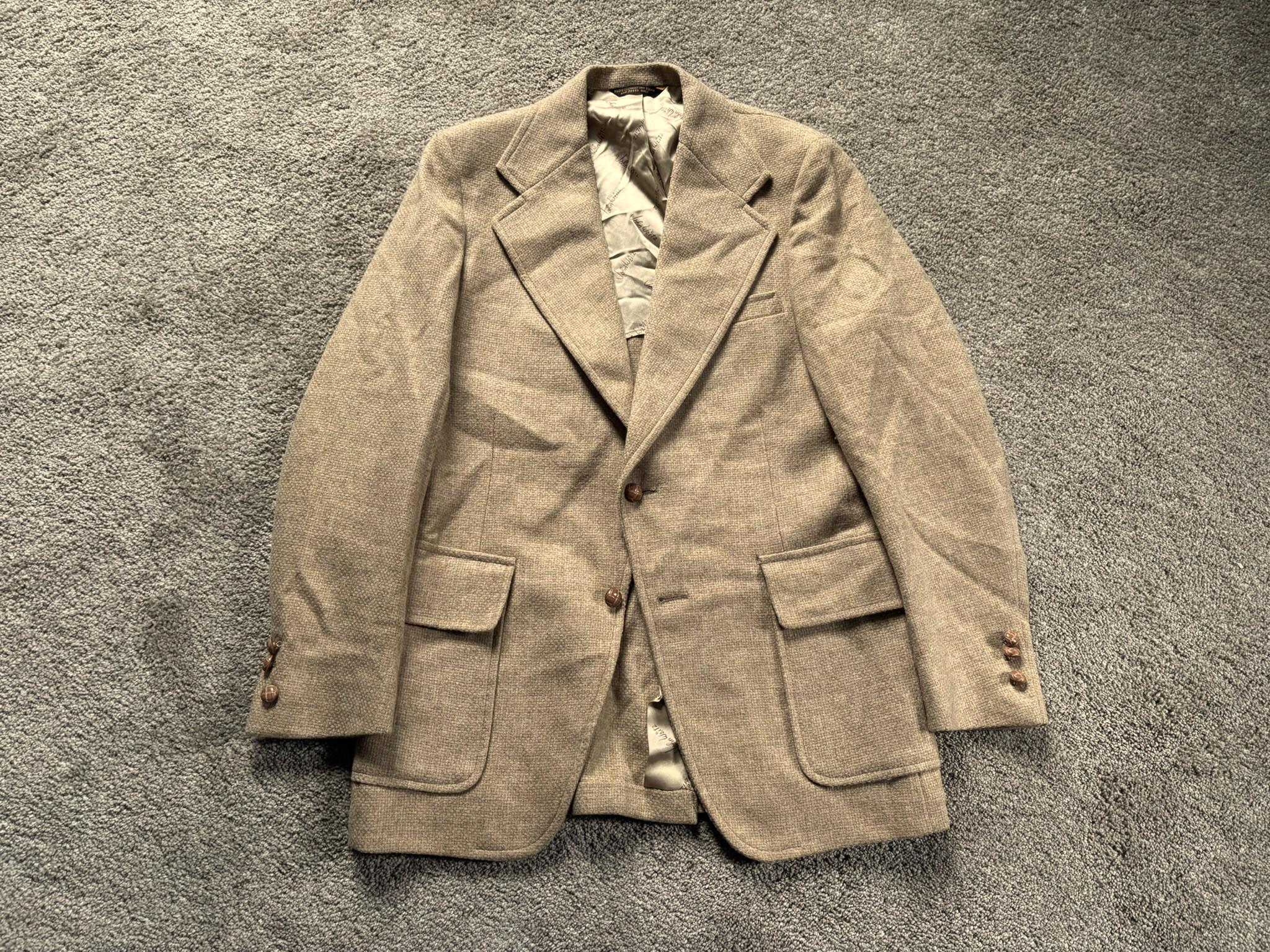 Vintage 70s Palm Beach Tan Tweed Sport Coat 37 - Etsy