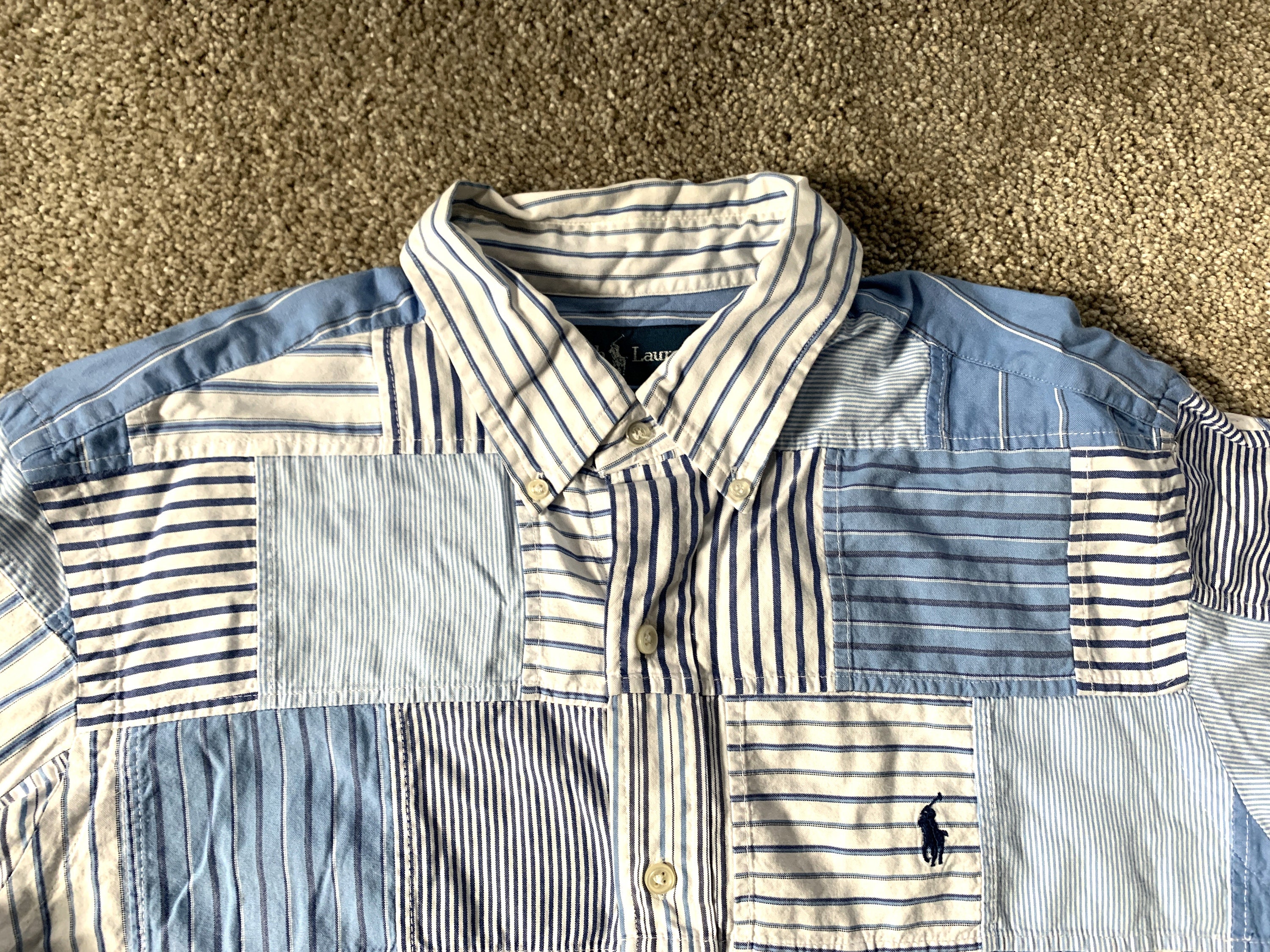 レターパッ Supreme - Patchwork Oxford Shirtの通販 by xoxo's shop