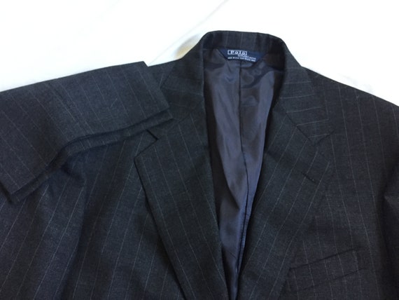 ralph lauren pinstripe suit