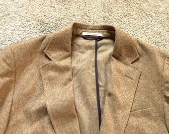 Newer Vintage Ermenegildo Zegna Tan Unstructured Sport Coat 42R