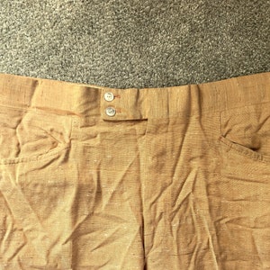 Vintage 60s Peach Flecked Slacks