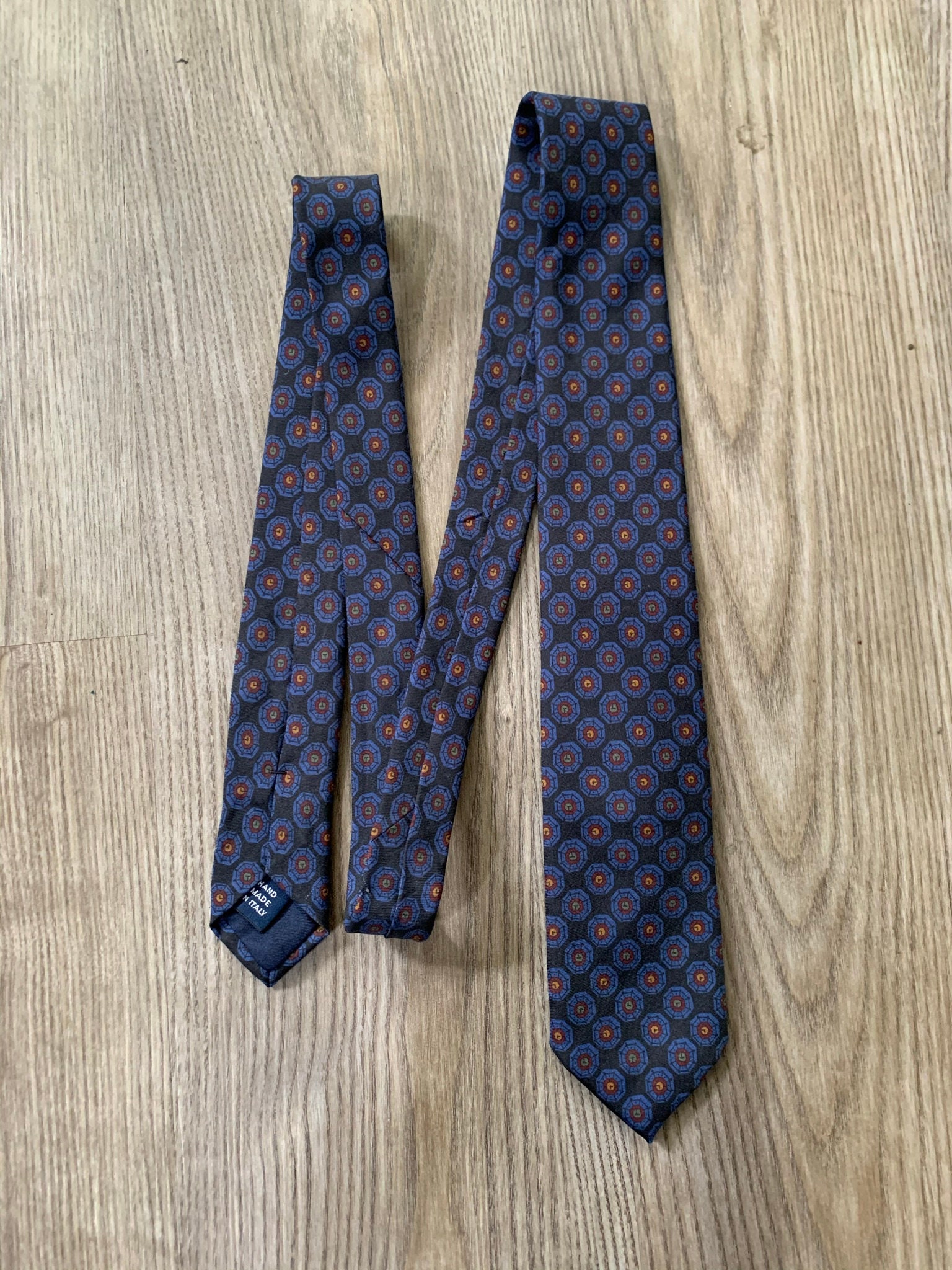 Deadstock Vintage Polo Ralph Lauren Black Blue Paisley Tie | Etsy
