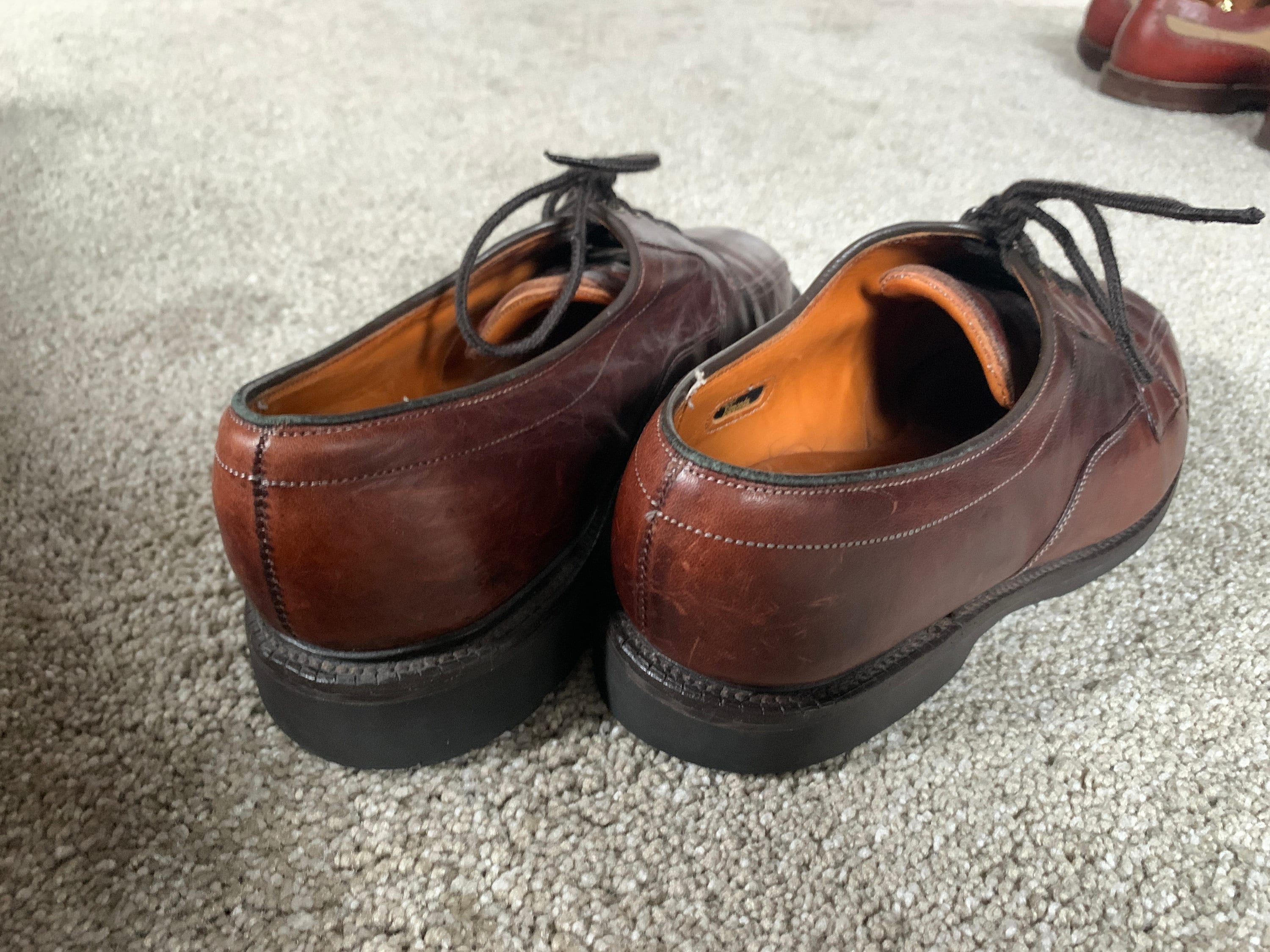 Vintage Allen Edmonds Mapleton Bicycle Toe Shoes 8EEE - Etsy