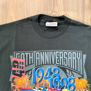 Vintage 90s Competitors View Nascar 50th Anniversary T Shirt Large