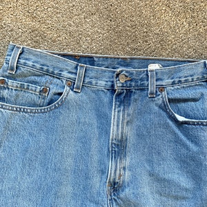 Vintage 80s Levis 505 Regular Fit Straight Leg Jeans 36x27