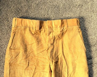Vintage 70s Brooks Brothers Golden Yellow Corduroy Pants 33x31