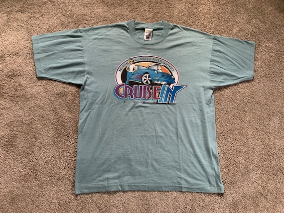 Vintage 90s Fruit of the Loom Cruise in T Shirt XL - Etsy