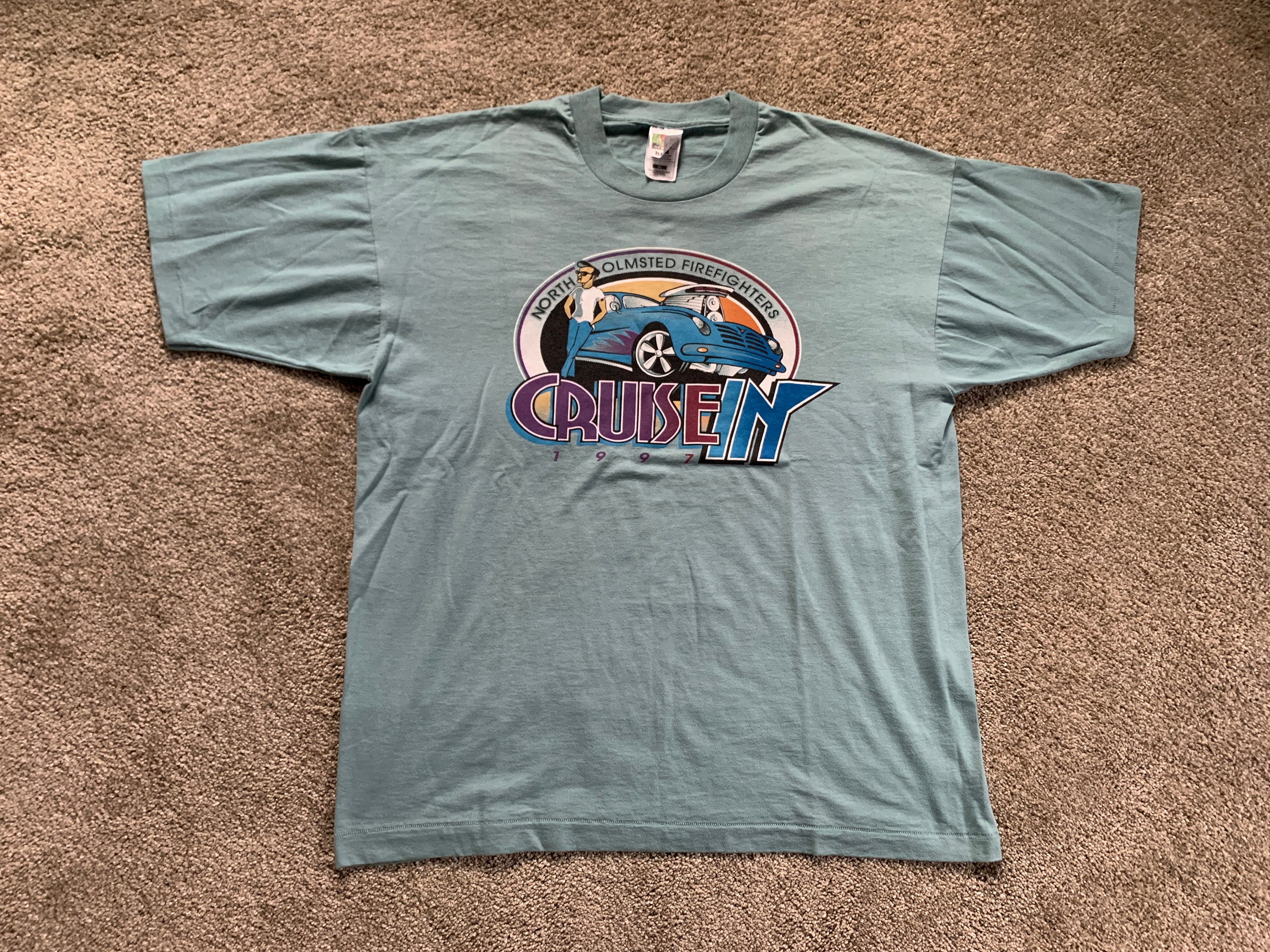 90s FREEDUMB AIRLINES Tシャツ Mサイズ Vintage 90s Fruit of the Loom Cruise in T Shirt XL - Etsy