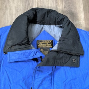 Vintage 80s Eddie Bauer Blue Goose Down Coat Small